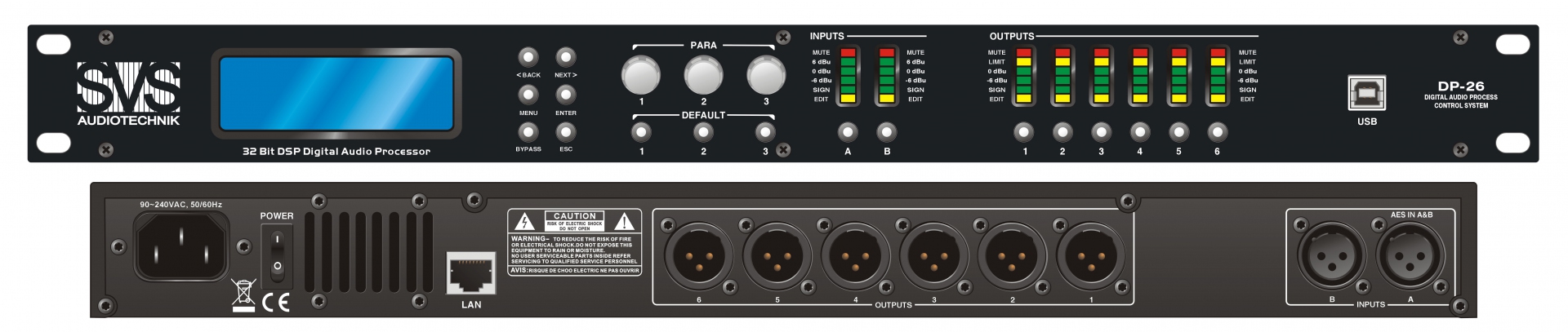 SVS Audiotechnik DP-26 Цифровой процессор: 2 входа 6 выходов в Егорьевске