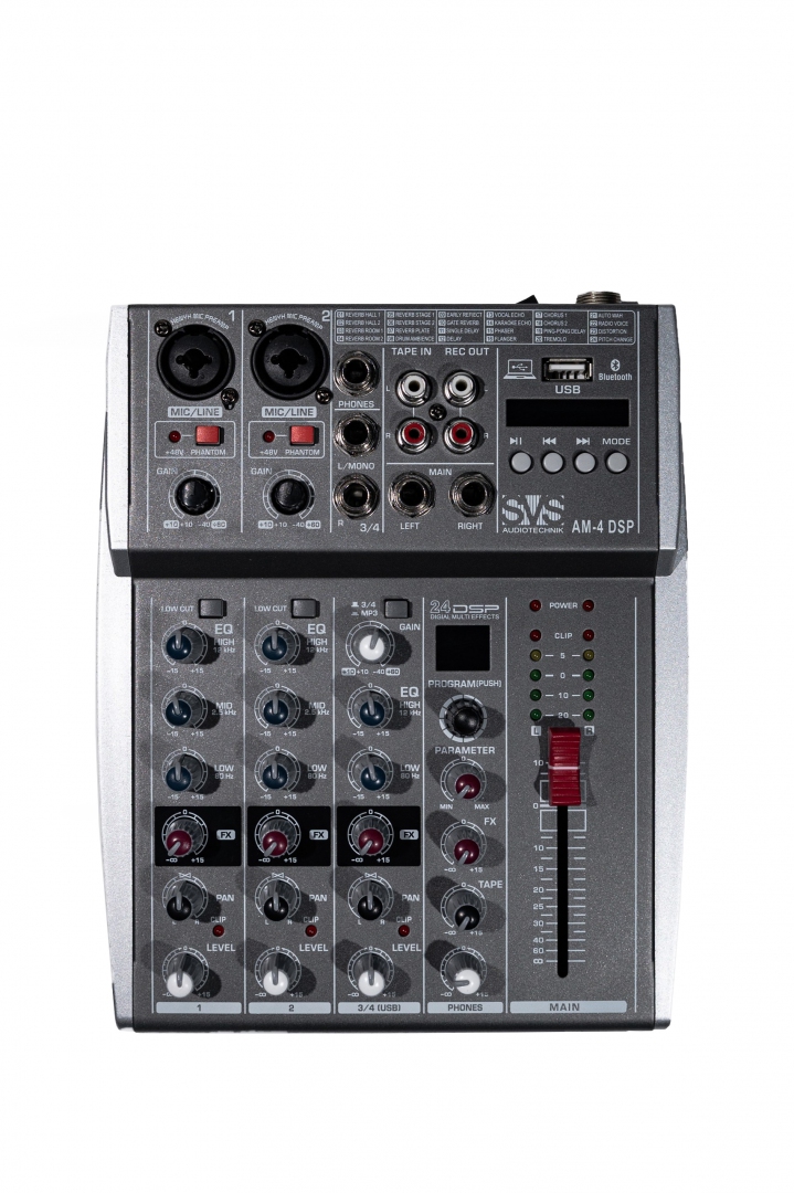 SVS Audiotechnik mixers AM-4 DSP Аналоговый микшерный пульт, 4-канала в Егорьевске